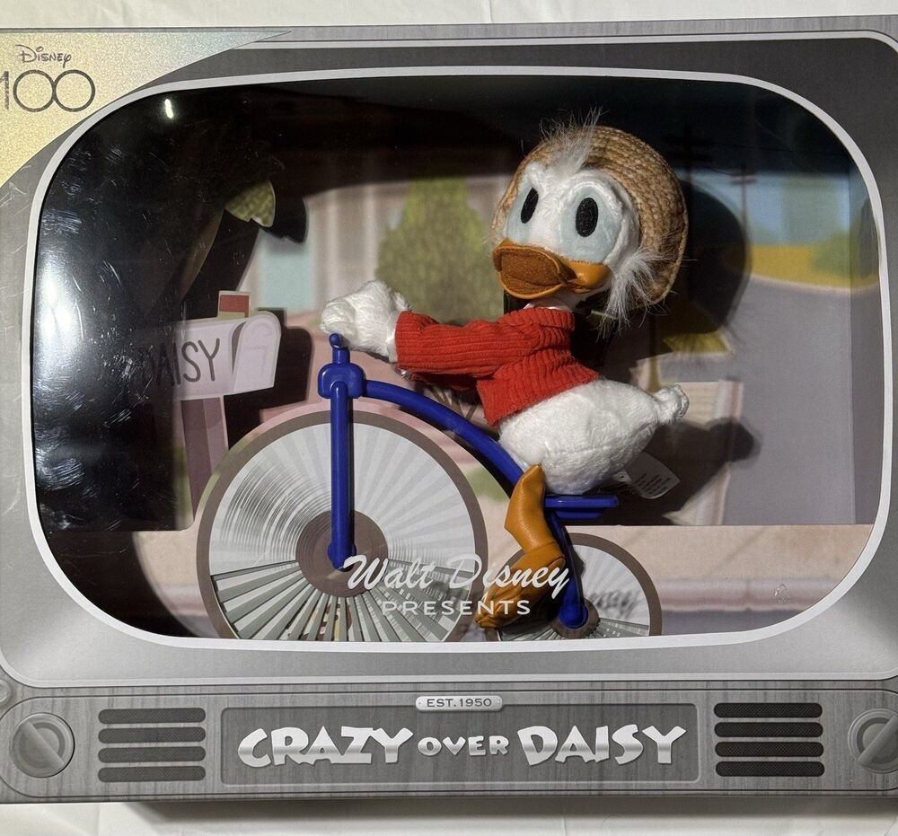 Disney 100 Crazy Over Daisy Donald Duck Plush Toy 24.99 OBO
